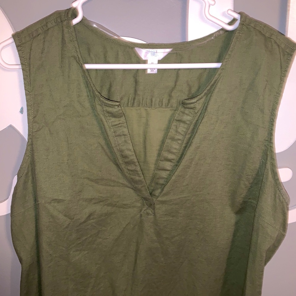 Olive Green Dress